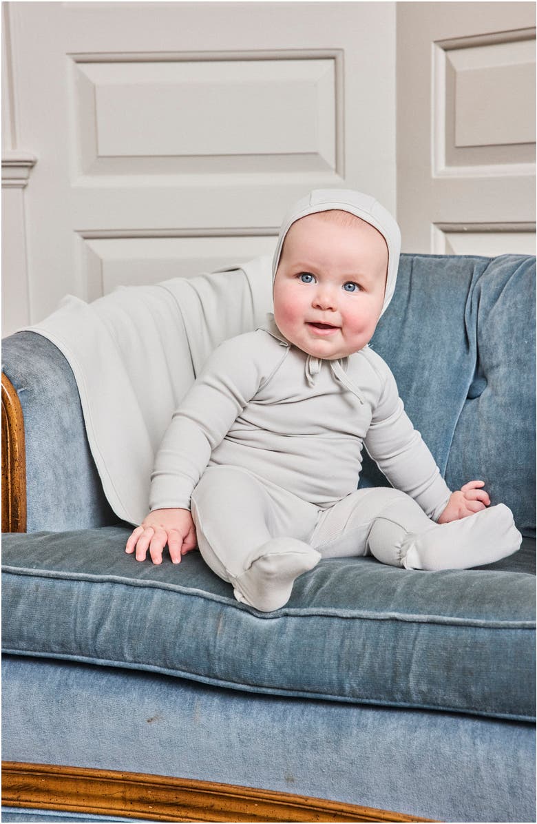 NoggiWear Side Ruffle Blanket, Alternate, color, Ivory