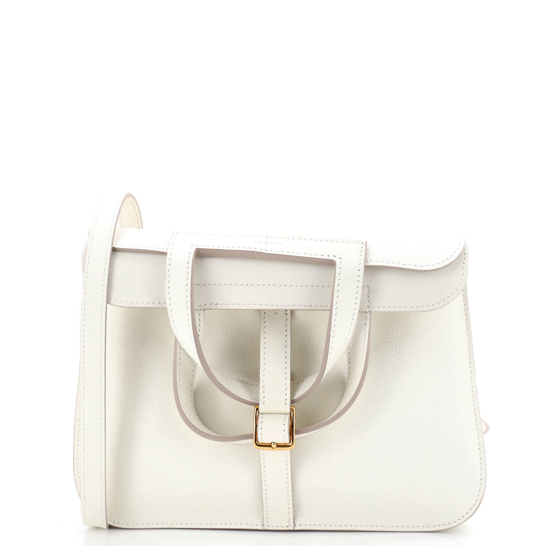 Pre-Owned Hermes Halzan Bag Evercolor 25, Main, color, Craie