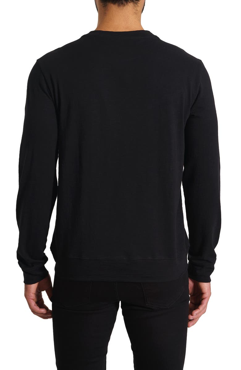 Jared Lang T-Rex Embroidered Long Sleeve T-Shirt, Alternate, color, 