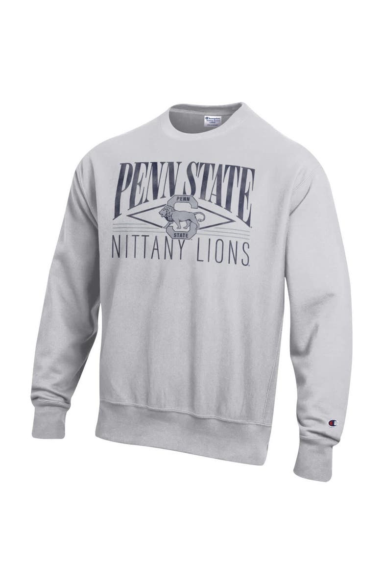 Champion Men's Champion Gray Penn State Nittany Lions Reverse Weave Fleece Sweatshirt, Alternate, color, Gray