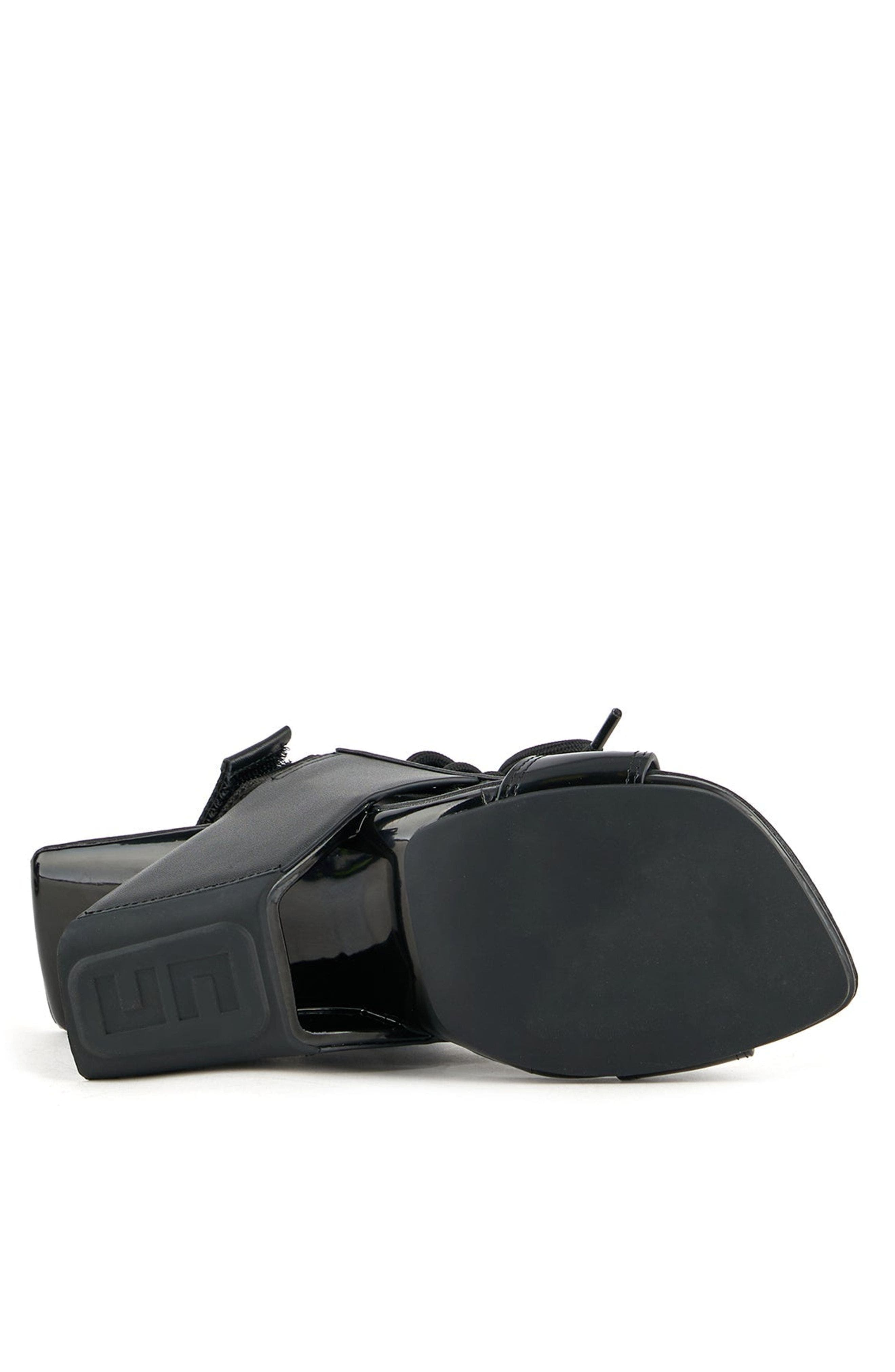 Loop Sporty Hi sandal, Alternate, color, Black