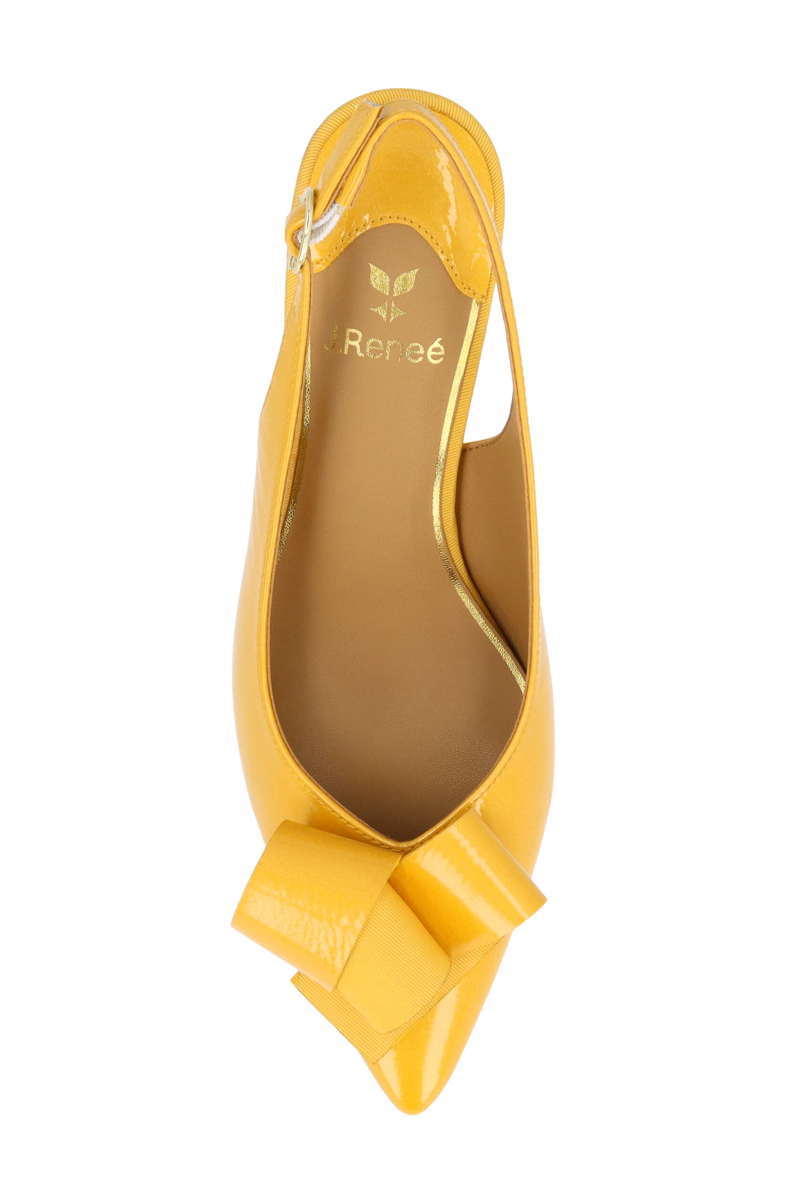 Delara Pointed Toe Slingback Pump, Alternate, color, MARIGOLD