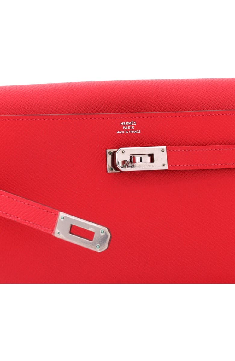 Pre-Owned Hermes Kelly Wallet Epsom Long, Alternate, color, Bougainvillier