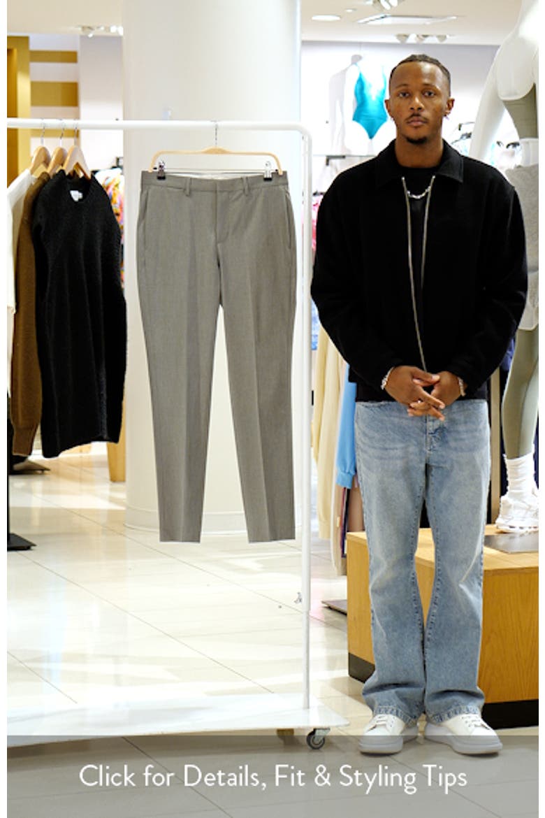 Stretch Superslim Fit Suit Pants video