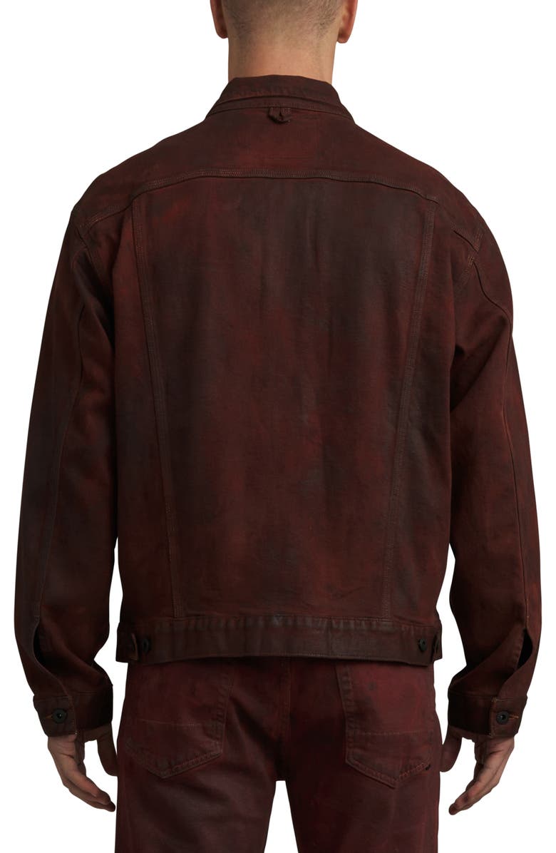 PRPS Crested Butte Cotton Stretch Denim Trucker Jacket, Alternate, color, 