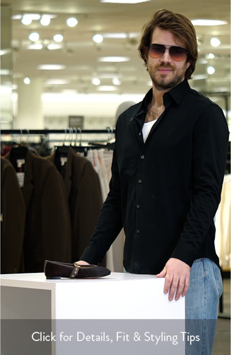 The Remy Calf Hair Mary Jane Flat, sales video thumbnail