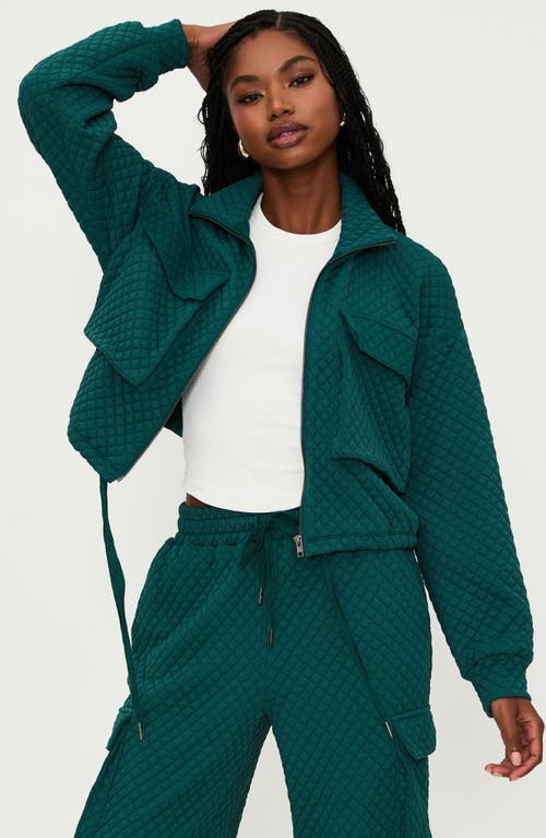 Beach Riot Maren Quilted Jacket In Green