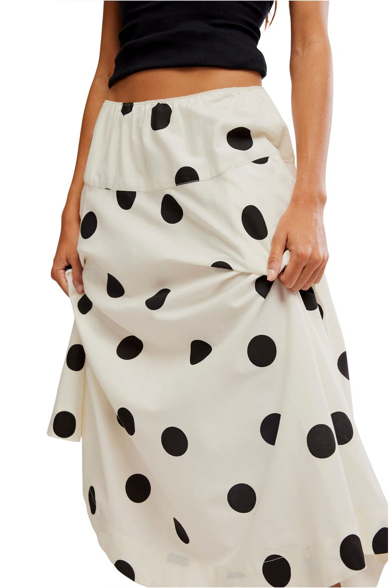 Betty Drop Waist Maxi Skirt, Alternate, color, CLEAN IVORY COMBO