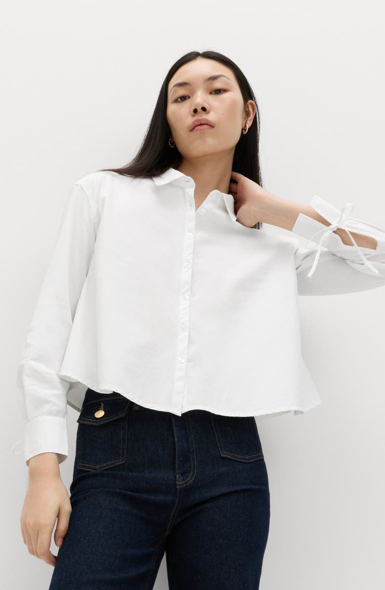M&S Swing Shirt, Alternate, color, Soft White