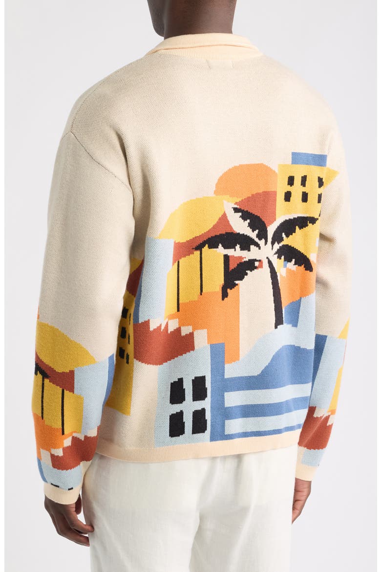 Havana Sunset Quarter Zip Pullover, Alternate, color, BEIGE