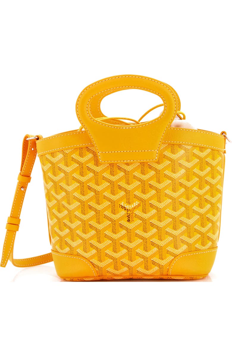 Pre-Owned Goyard Beluga Bag Coated Canvas Mini, Main, color, Yellow