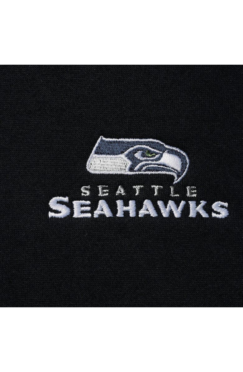 DUNBROOKE Men's Dunbrooke Navy Seattle Seahawks Craftsman Thermal-Lined Full-Zip Hoodie, Alternate, color, 