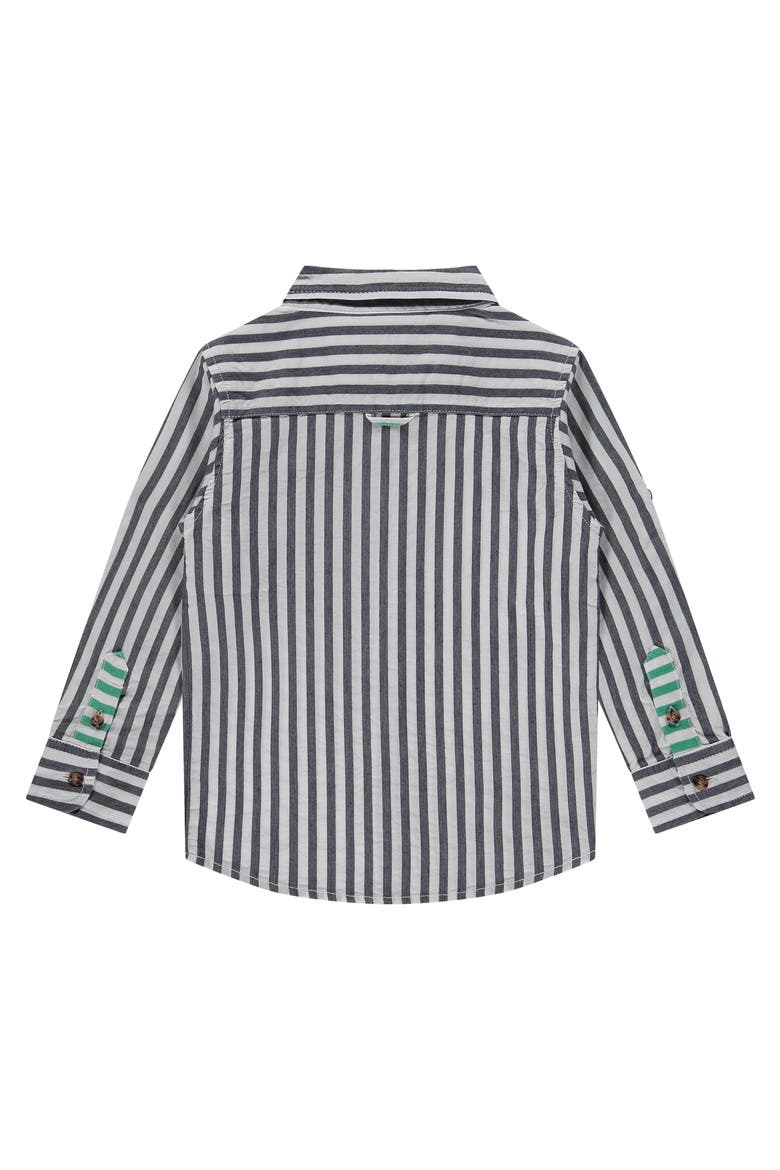 Button Up Dress Shirt, Alternate, color, Dark Royal Stripes