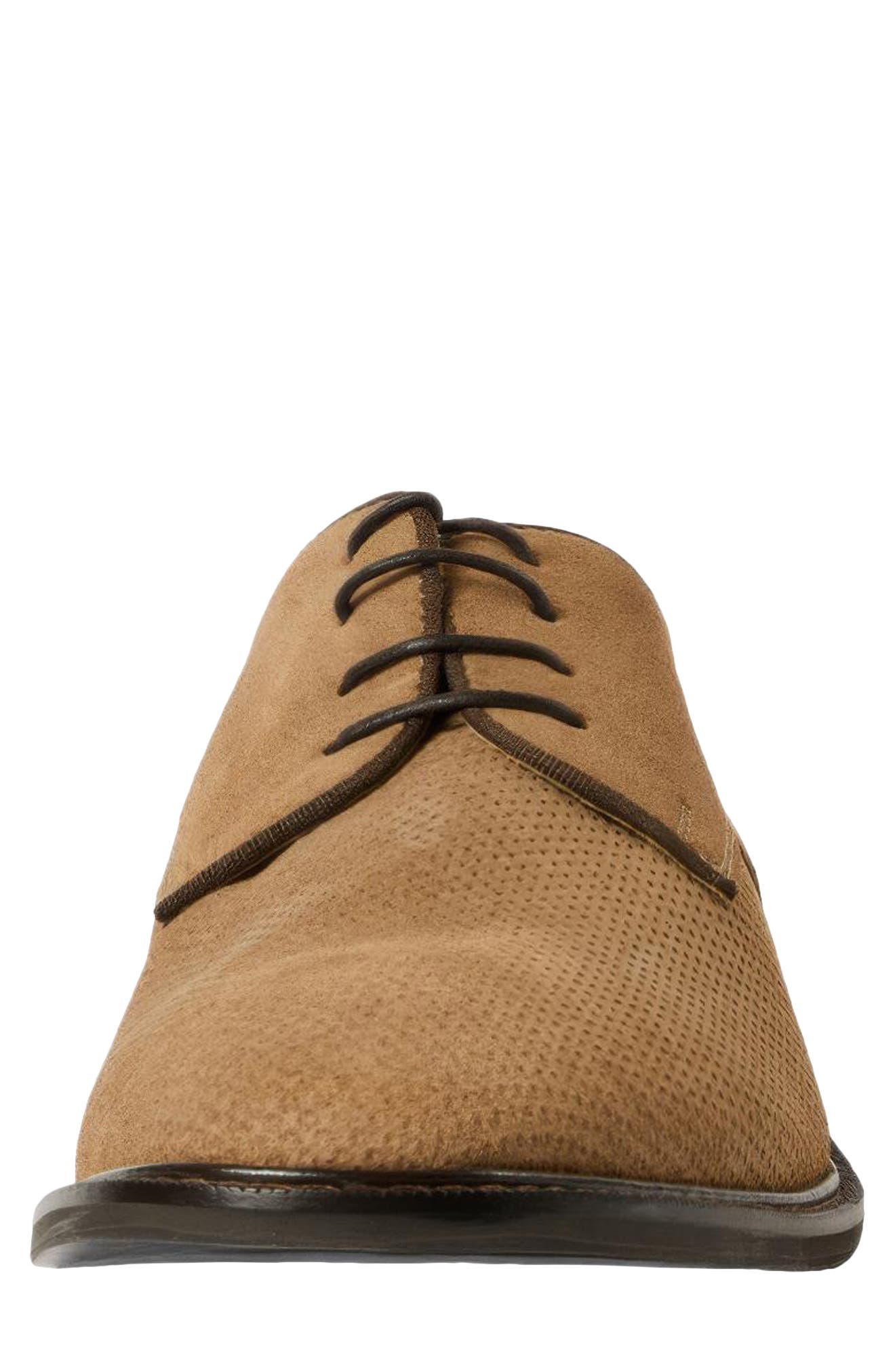 Arturo Plain Toe Derby, Alternate, color, TAUPE SUEDE