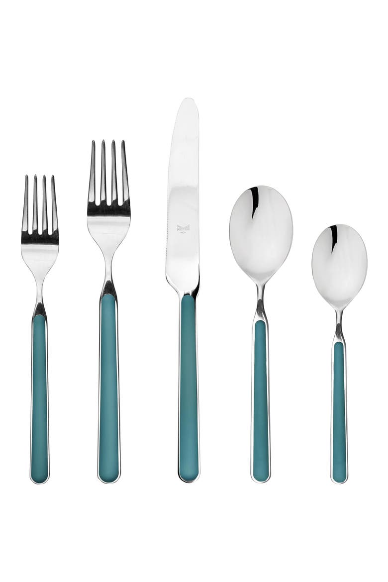 Fantasia 5-Piece Place Setting, Main, color, PETROLEUM