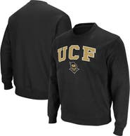 COLOSSEUM Men's Colosseum Black UCF Knights Arch Over Logo Pullover Sweatshirt
