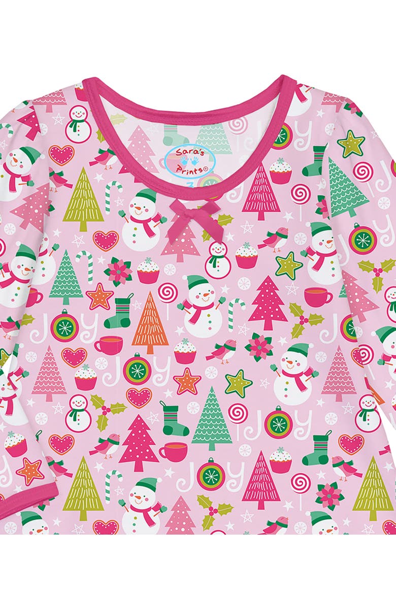 Long Sleeve Classic Nightgown, Alternate, color, Pink Joy
