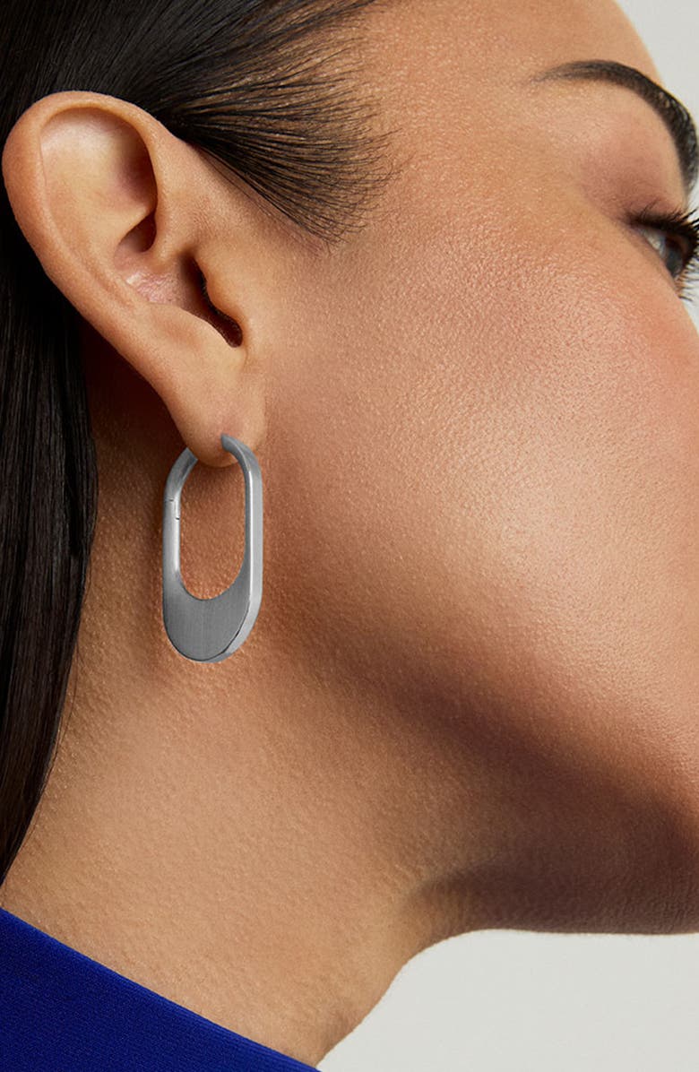 Dean Davidson Crosby Huggie Hoop Earrings, Alternate, color, Silver