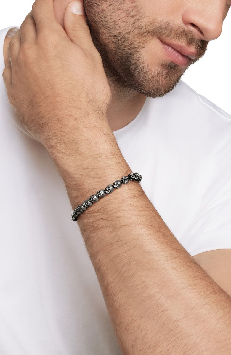 David Yurman 'Spiritual Beads' Bracelet in Silver, Alternate, color, 