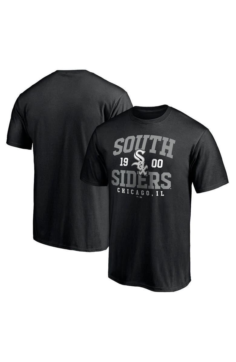 FANATICS Men's Fanatics Branded Black Chicago White Sox South Siders Hometown Collection T-Shirt, Main, color, 