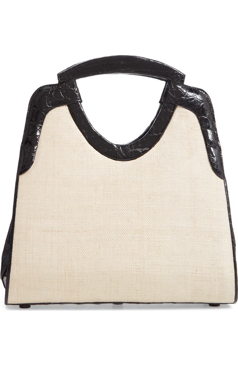 Nancy Gonzalez Small Genuine Crocodile Top Handle Bag, Alternate, color,