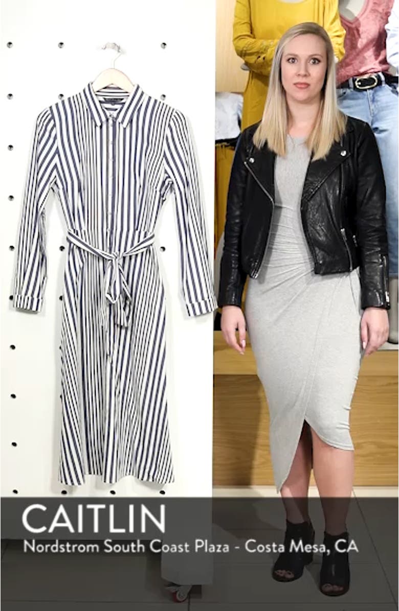 Rachel Stripe Shirtdress, sales video thumbnail