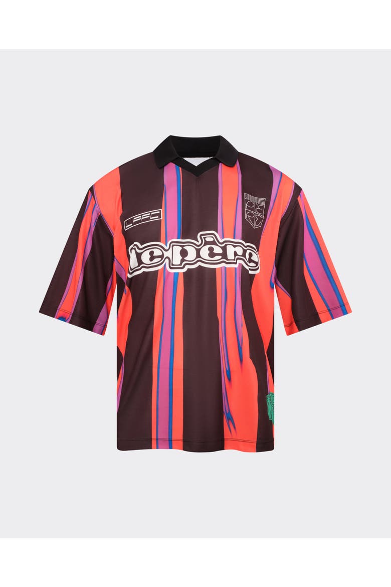 FC Amado Kit, Main, color, Red/Black Stripe