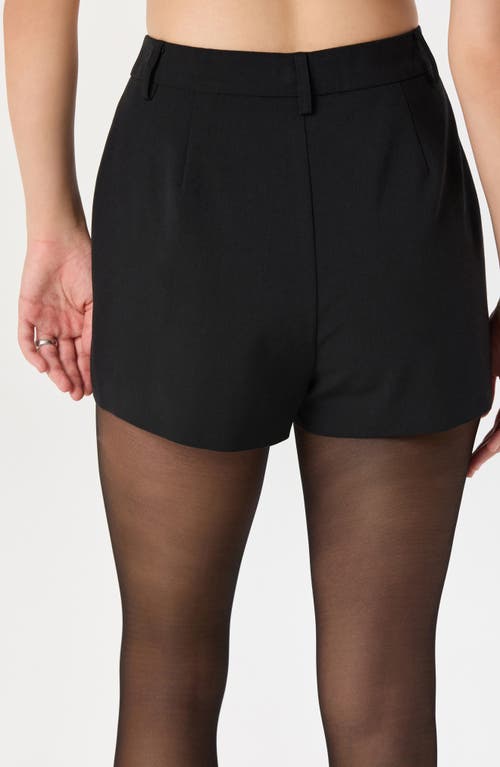 Astr The Label High Waist Shorts In Black