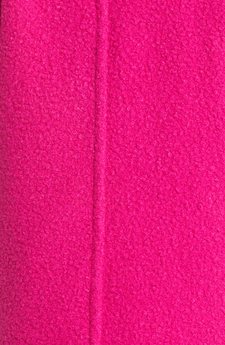 BCBGeneration Longline Coat, Alternate, color, Bright Pink
