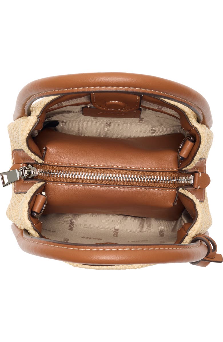 DKNY Capri Hobo Bag, Alternate, color, Natural/ Saddle