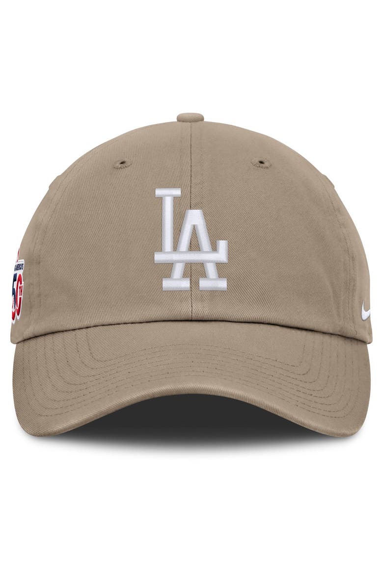 Men's Nike Khaki Los Angeles Dodgers Celebrating America's 250th Club Adjustable Hat, Alternate, color, Khaki
