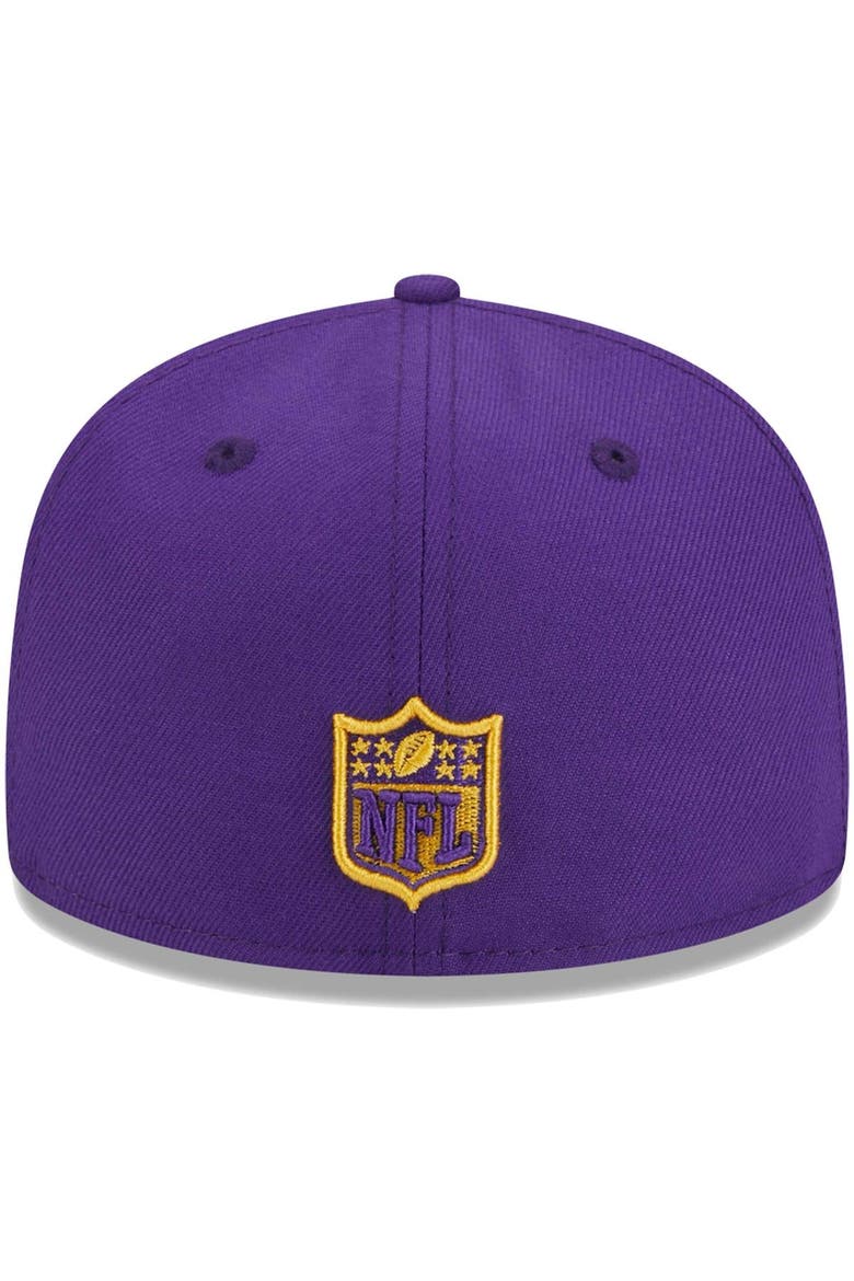 Youth New Era Purple Minnesota Vikings  Main 59FIFTY Fitted Hat, Alternate, color, Purple