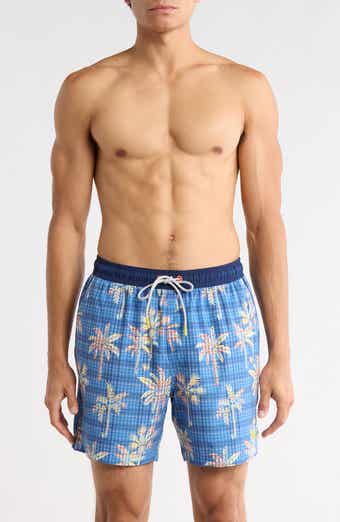 Tommy Bahama Naples Gingham Palms 6-Inch Swim Trunks