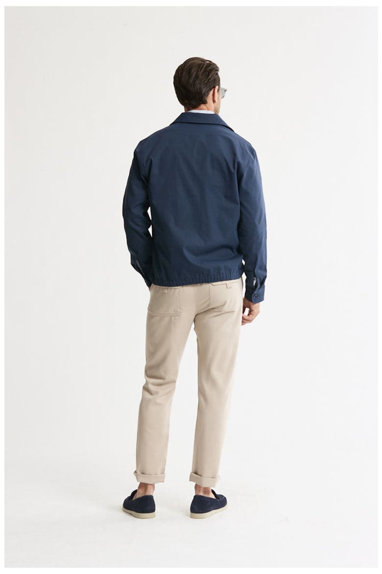 Tech Twill Zip Up Jacket, Alternate, color, Navy