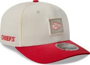 New Era Men's New Era Cream/Red Kansas City Chiefs 2026 NFL Training Camp 9SEVENTY Adjustable Hat