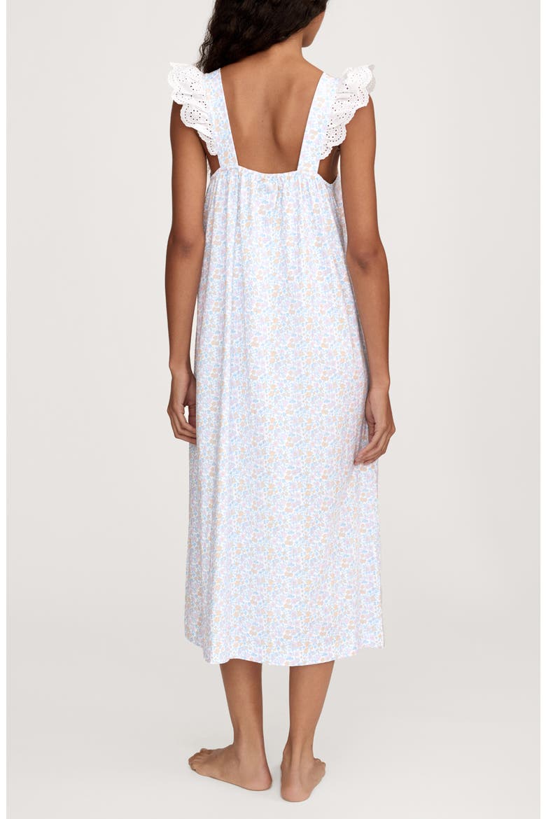 Clara Fleur Blanche Nightgown, Alternate, color, WHITE