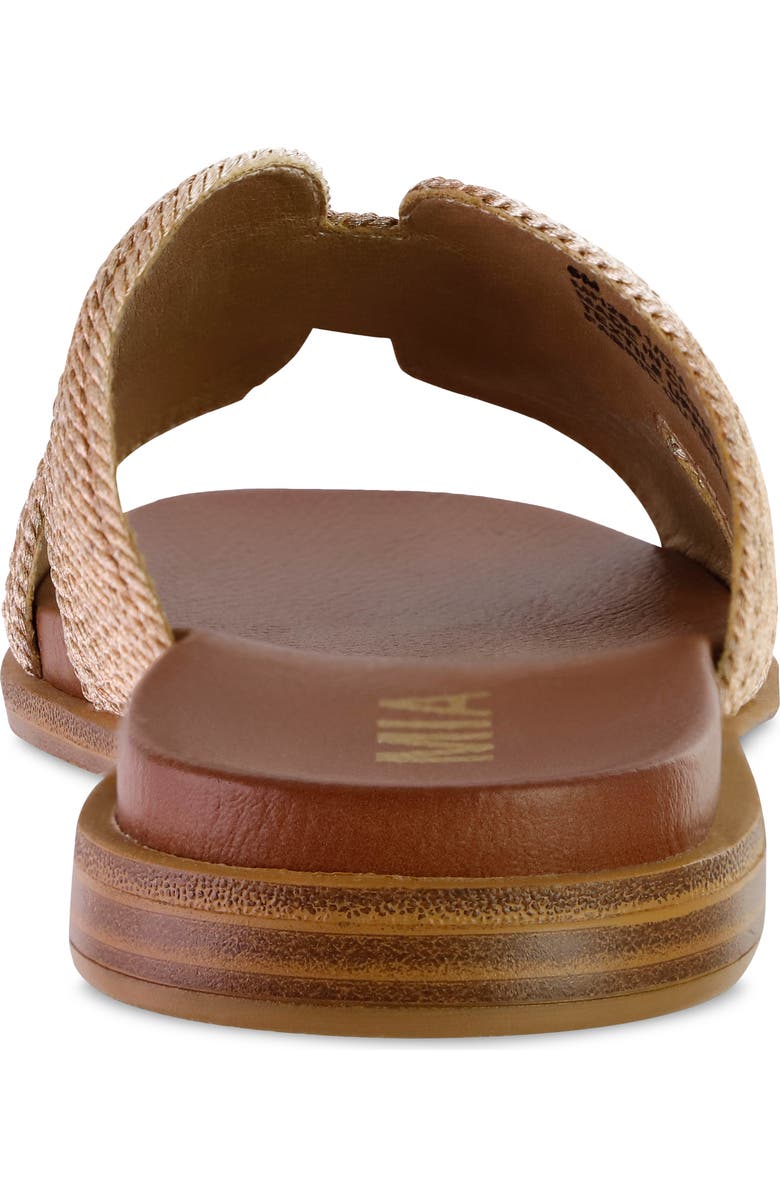 MIA Slide Sandal, Alternate, color, Soft Gold