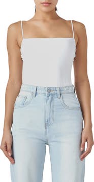 Grey Lab Camisole Bodysuit