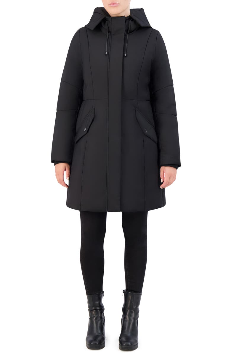 Cole Haan Signature Stretch Twill Parka, Main, color, 