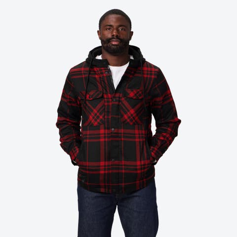 Flannel Heated Hooded Jacket