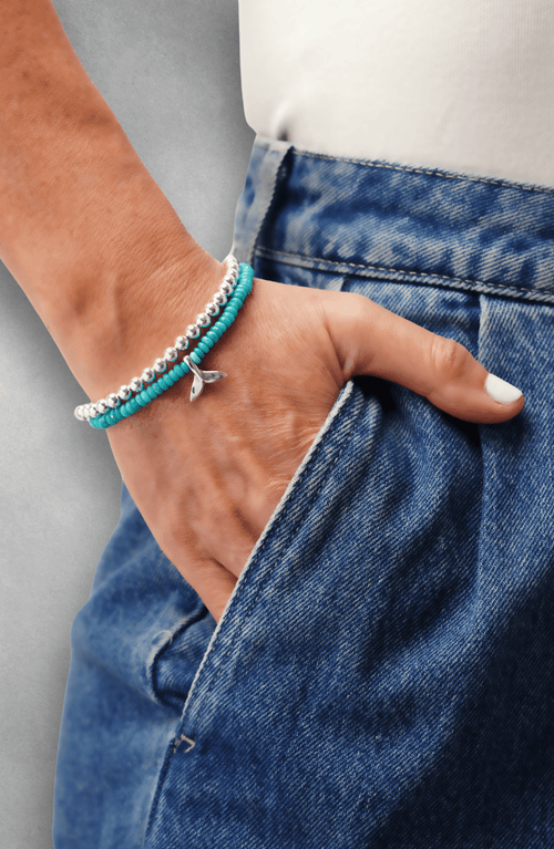 Emma Rae Accent Sterling Silver Bracelet In Silver