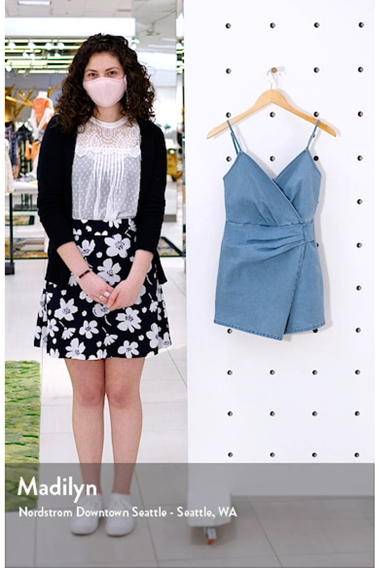 Chambray Skirted Romper video