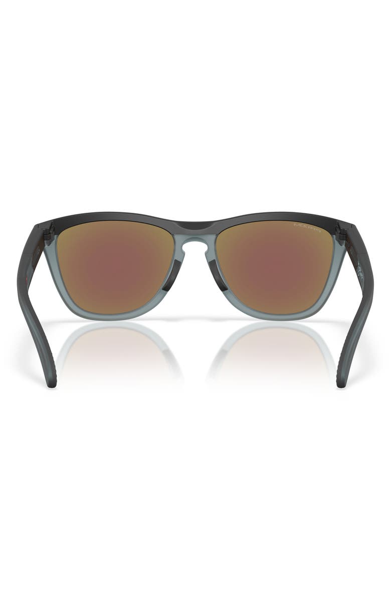 Oakley Frogskins<sup>™</sup> Range 55mm Prizm<sup>™</sup> Keyhole Sunglasses, Alternate, color, Matte Black / Prizm Sapphire