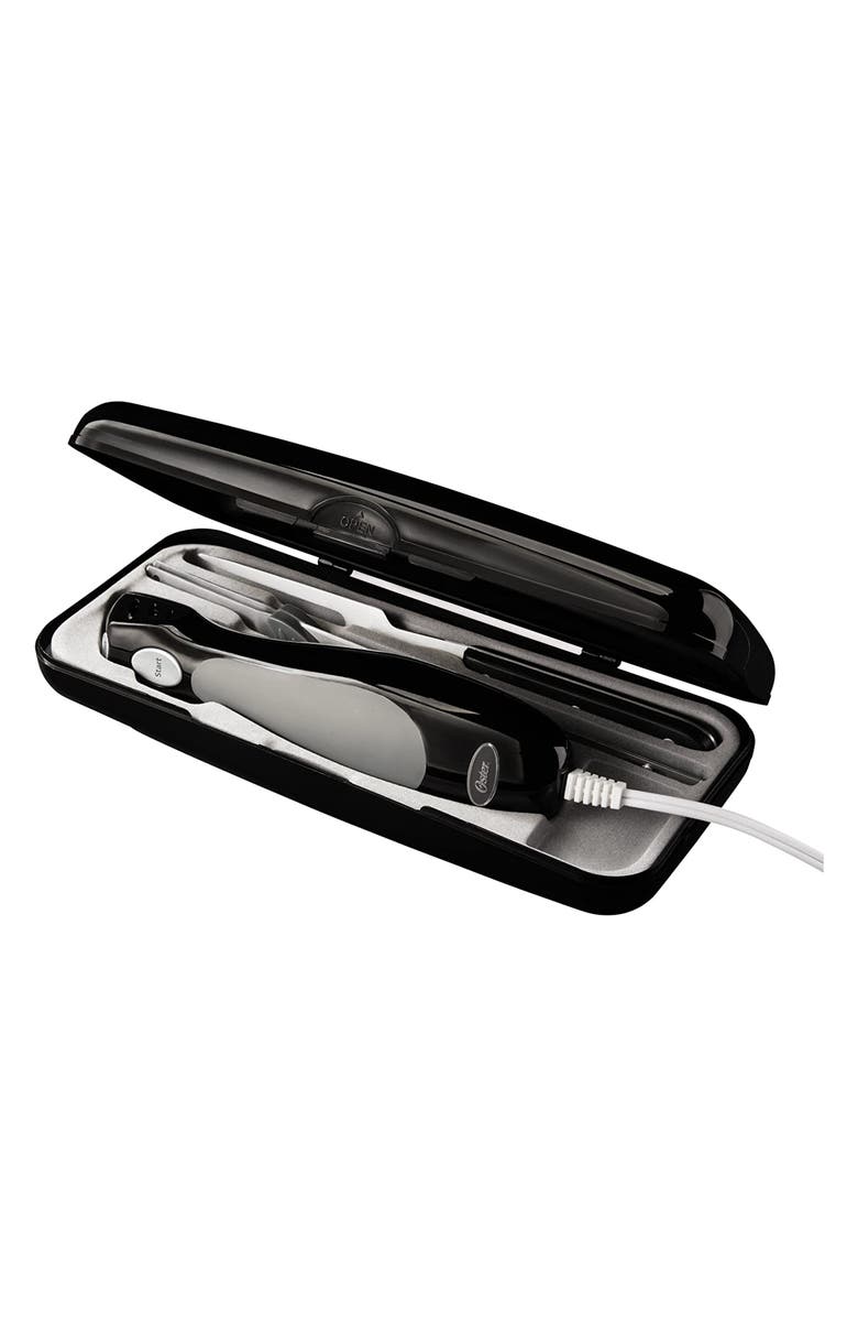 OSTER Electric Knife with Carving Fork and Storage Case, Alternate, color, Black