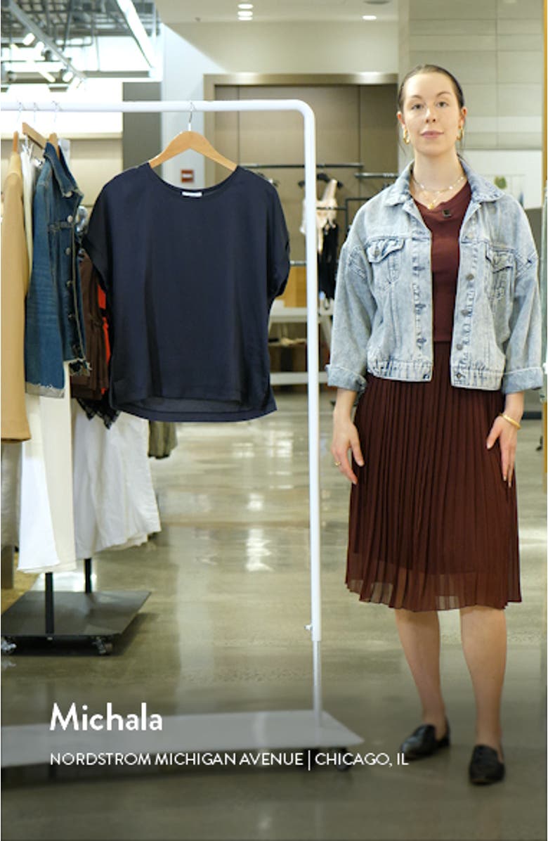 Helen Silk Blend T-Shirt, sales video thumbnail