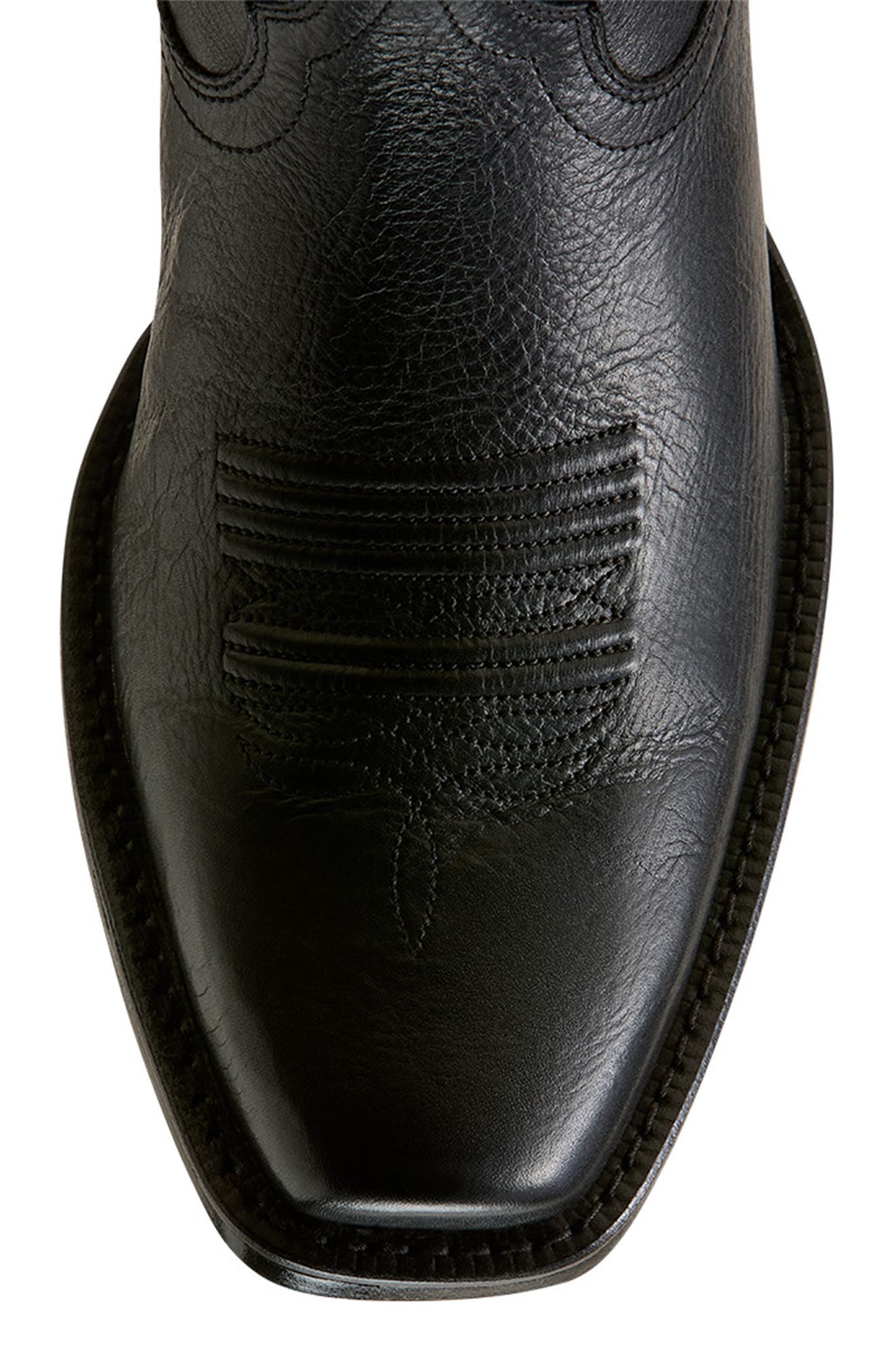 Oliver Narrow Cutter Toe Western Boot, Alternate, color, ECLIPSE BLACK