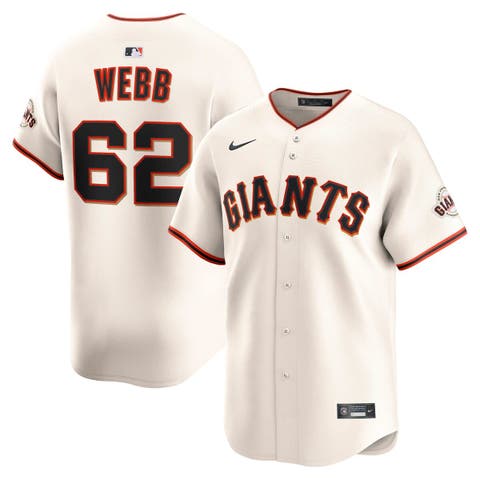 Men
s Nike Logan Webb Cream San Francisco Giants Home Limited Player Jersey