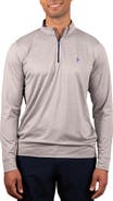 TailorByrd Solid Mesh Quarter Zip Sweater
