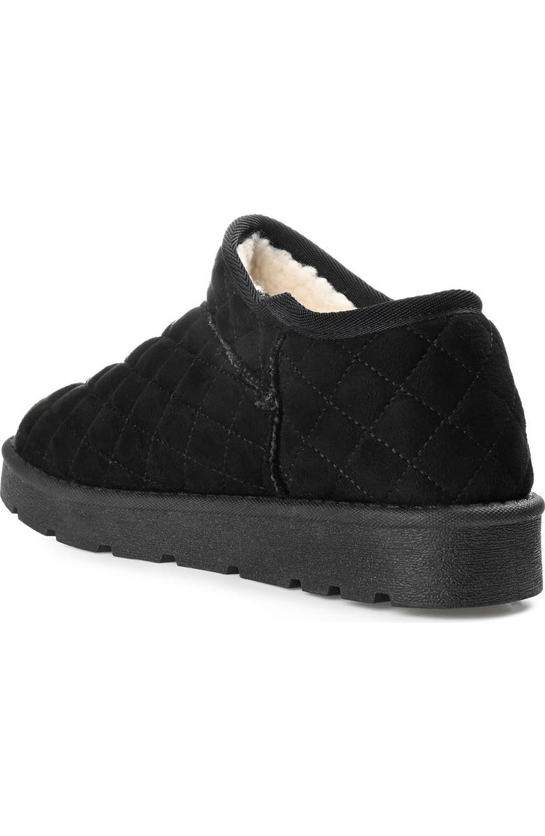 Journee Collection Tazara Quilted Faux Shearling Lined Slipper Boot, Alternate, color,