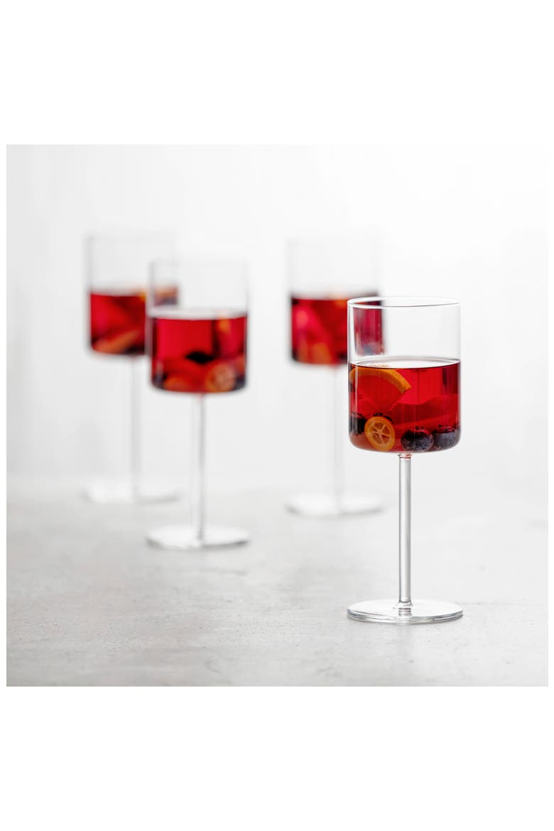 Schott Zwiesel Modo Set of 4 Red Wine Glasses, Alternate, color, CLEAR